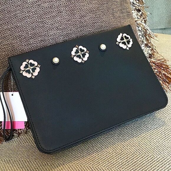 NEW KATE SPADE CROSSBODY WRISTLET CLUTCH HANDBAG - Picture 8 of 16